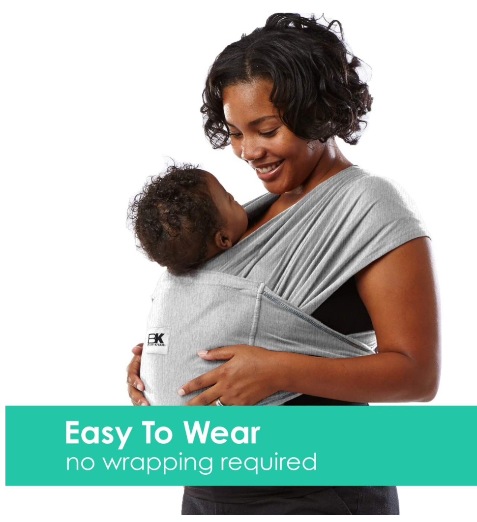 Echarpe Bébé K 'tan Coton Porte-bébé gris chiné