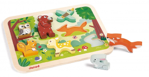 Janod Chunky Puzzle à Encastrement en Bois